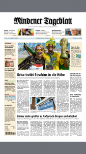 Wer will, kann sein MT künftig also auch auf dem Mobiltelefon in gewohnter Ansicht lesen - keine Bange, sie lässt sich per Fingergeste vergrößern.... Repro: MT