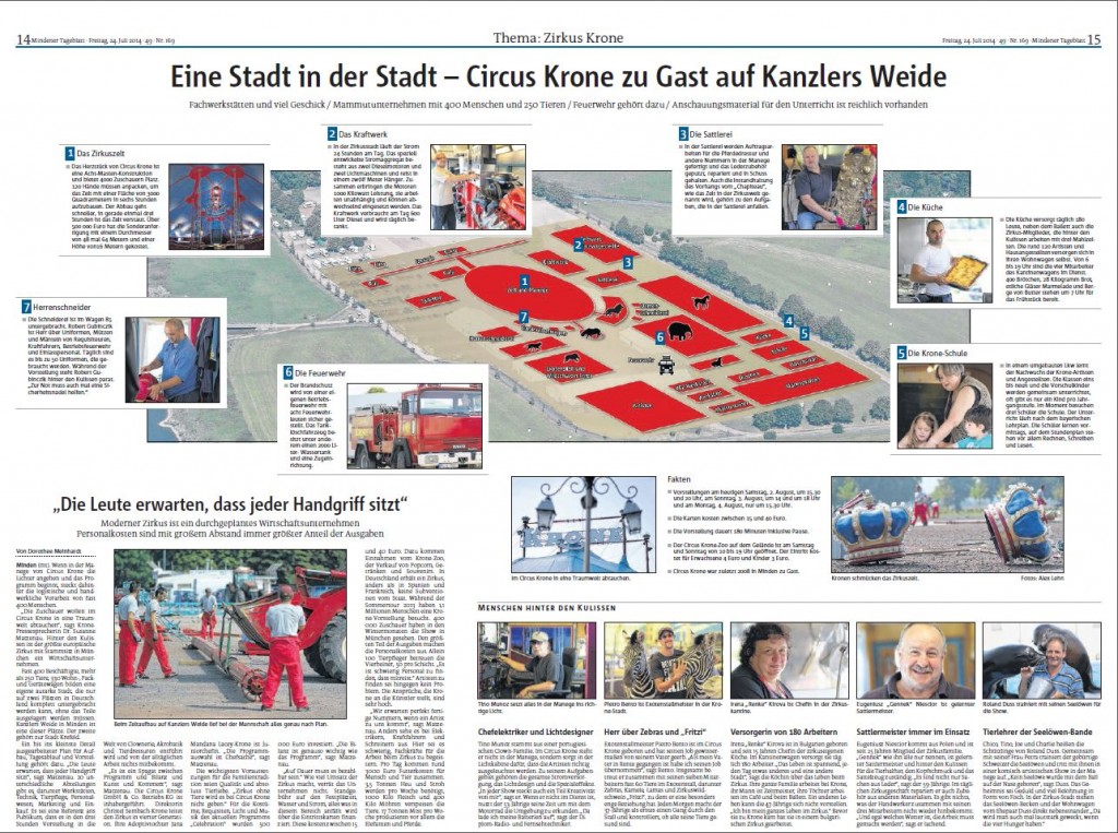 Regelmäßige Panorama-Seiten sind fester Bestandteil des neuen redaktionellen Konzepts.