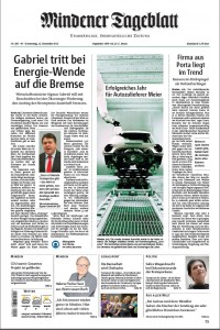 Entwurf für eine Titelseite nach dem neuen redaktionellen Konzept. Repro: MT