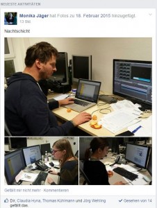Nachtschicht. Repro: MZ