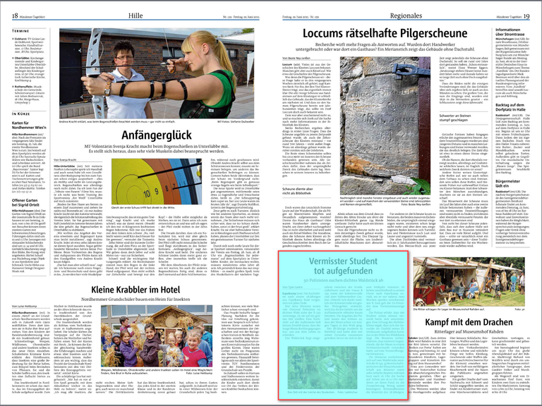 Berechtigte Leser-Kritik: Über eine Selbsttötung wurde hier unangemessen und entgegen den eigentlich geltenden Regeln berichtet. Repro: MT