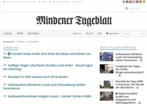 Die abgespeicherten Lesezeichen werden auf einer persönlichen Übersichtsliste gesammelt, die jederzeit über das Fähnchen-Symbol aufgerufen werden kann.