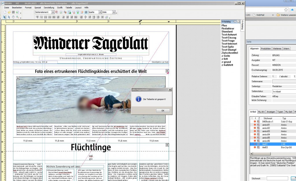Diese Entscheidung hat sich die Redaktion nicht leicht gemacht. Foto: MT