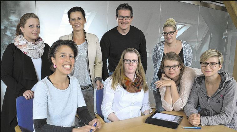 Das "Zukunfsteam MT2020" beschäftigt sich abteilungsübergreifend mit den Perspektiven des Verlagshauses in Zeiten der Digitalisierung. Foto: Plöger